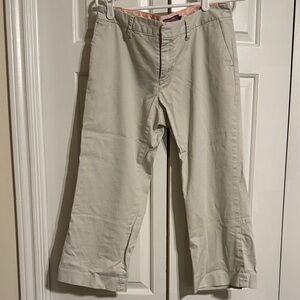 Vineyard Vines Women's Cream Wide Leg Pants